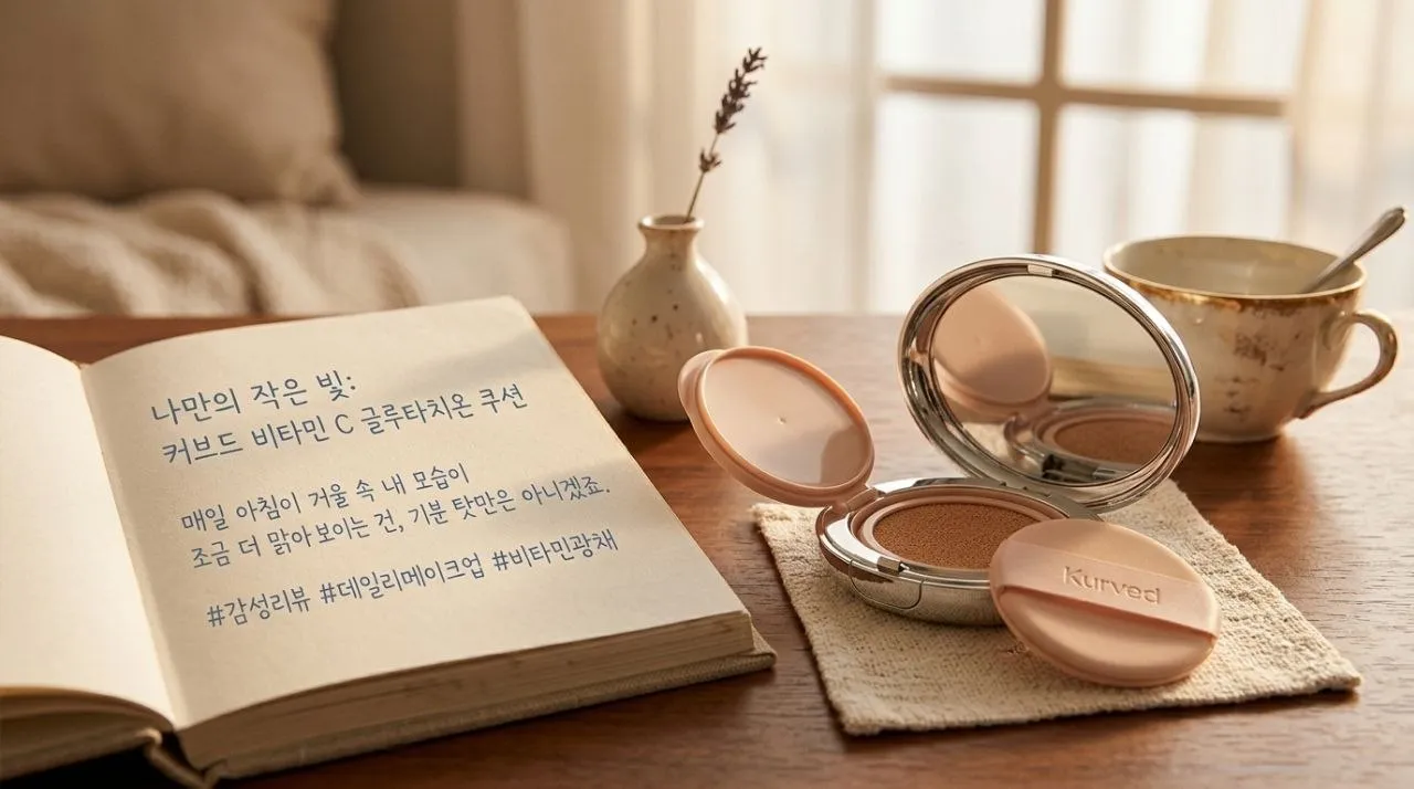 커브드 비타민C 쿠션 감성 후기